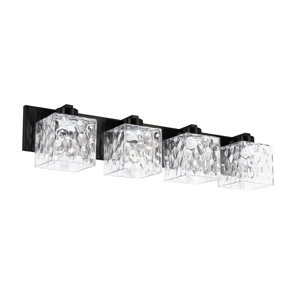 Dainolite Canada - Four Light Vanity - Veda - Matte Black- Union Lighting Luminaires Decor