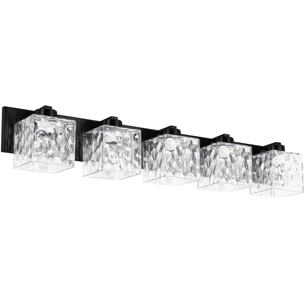 Dainolite Canada - Five Light Vanity - Veda - Matte Black- Union Lighting Luminaires Decor