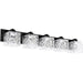 Dainolite Canada - Five Light Vanity - Veda - Matte Black- Union Lighting Luminaires Decor