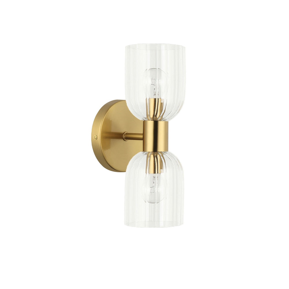 Dainolite Canada - Two Light Wall Sconce - Vienna - Aged Brass- Union Lighting Luminaires Decor