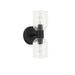 Dainolite Canada - Two Light Wall Sconce - Vienna - Matte Black- Union Lighting Luminaires Decor
