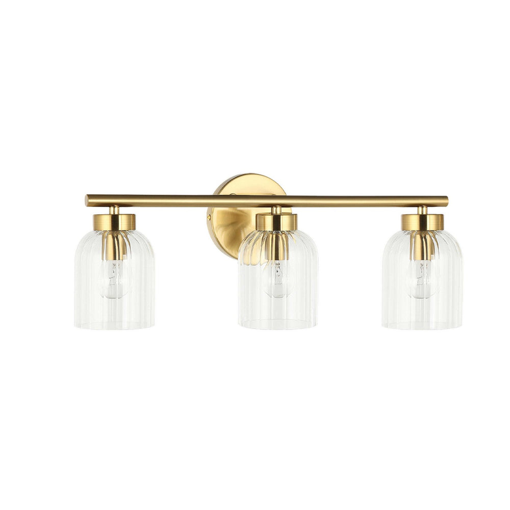Dainolite Canada - Three Light Vanity - Vienna - Aged Brass- Union Lighting Luminaires Decor