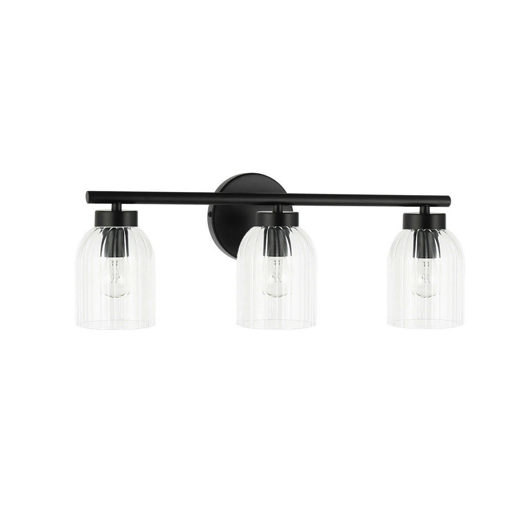 Dainolite Canada - Three Light Vanity - Vienna - Matte Black- Union Lighting Luminaires Decor
