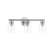 Dainolite Canada - Three Light Vanity - Vienna - Polished Chrome- Union Lighting Luminaires Decor