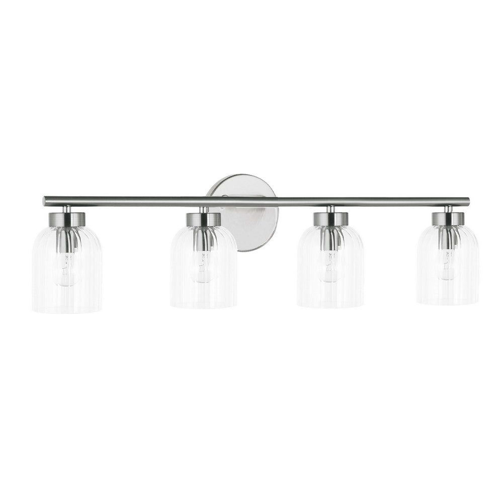 Dainolite Canada - Four Light Vanity - Vienna - Polished Chrome- Union Lighting Luminaires Decor