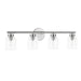 Dainolite Canada - Four Light Vanity - Vienna - Polished Chrome- Union Lighting Luminaires Decor