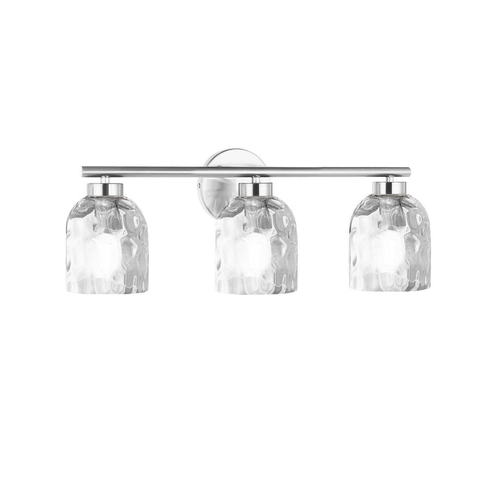 Dainolite Canada - Three Light Vanity - Vallora - Polished Chrome- Union Lighting Luminaires Decor