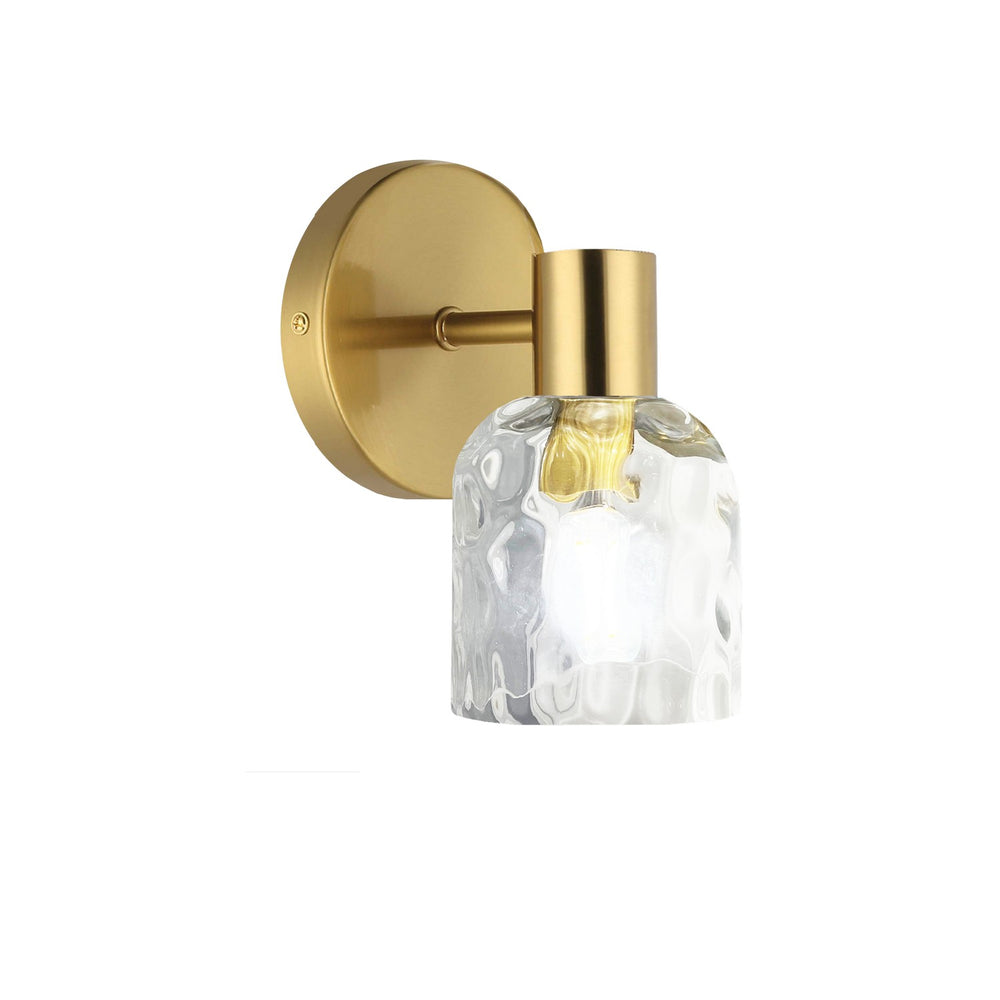 Dainolite Canada - One Light Wall Sconce - Vallora - Aged Brass- Union Lighting Luminaires Decor