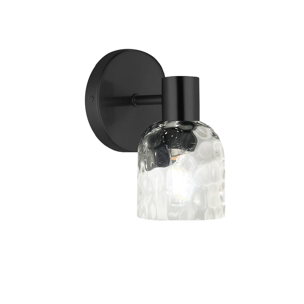 Dainolite Canada - One Light Wall Sconce - Vallora - Matte Black- Union Lighting Luminaires Decor