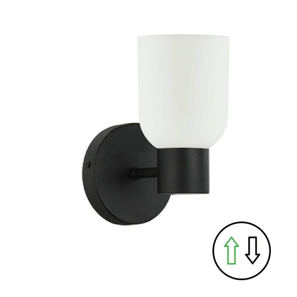Dainolite Canada - One Light Wall Sconce - Vonda - Matte Black- Union Lighting Luminaires Decor