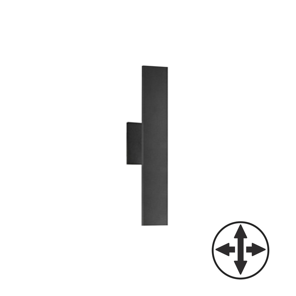 Dainolite Canada - One Light Wall Sconce - Wheatherly - Matte Black- Union Lighting Luminaires Decor