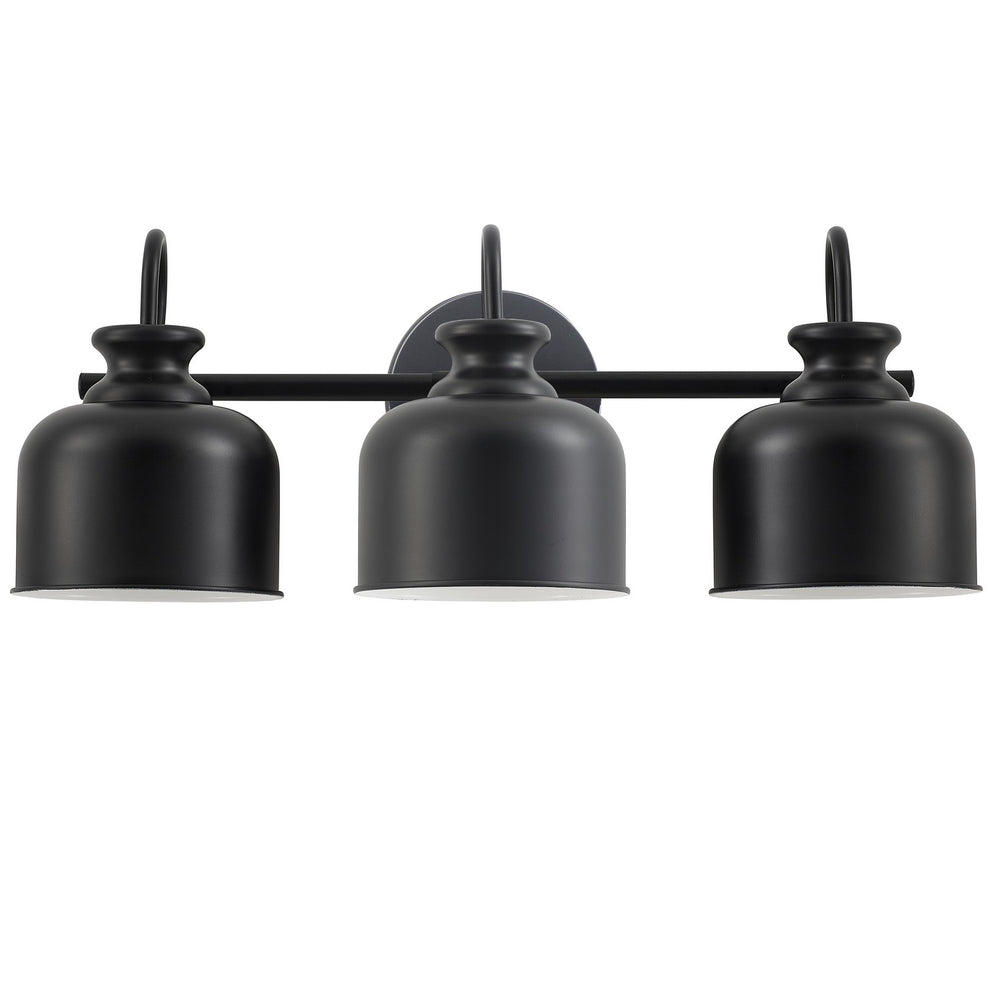 Dainolite Canada - Three Light Vanity - Wrigley - Matte Black- Union Lighting Luminaires Decor