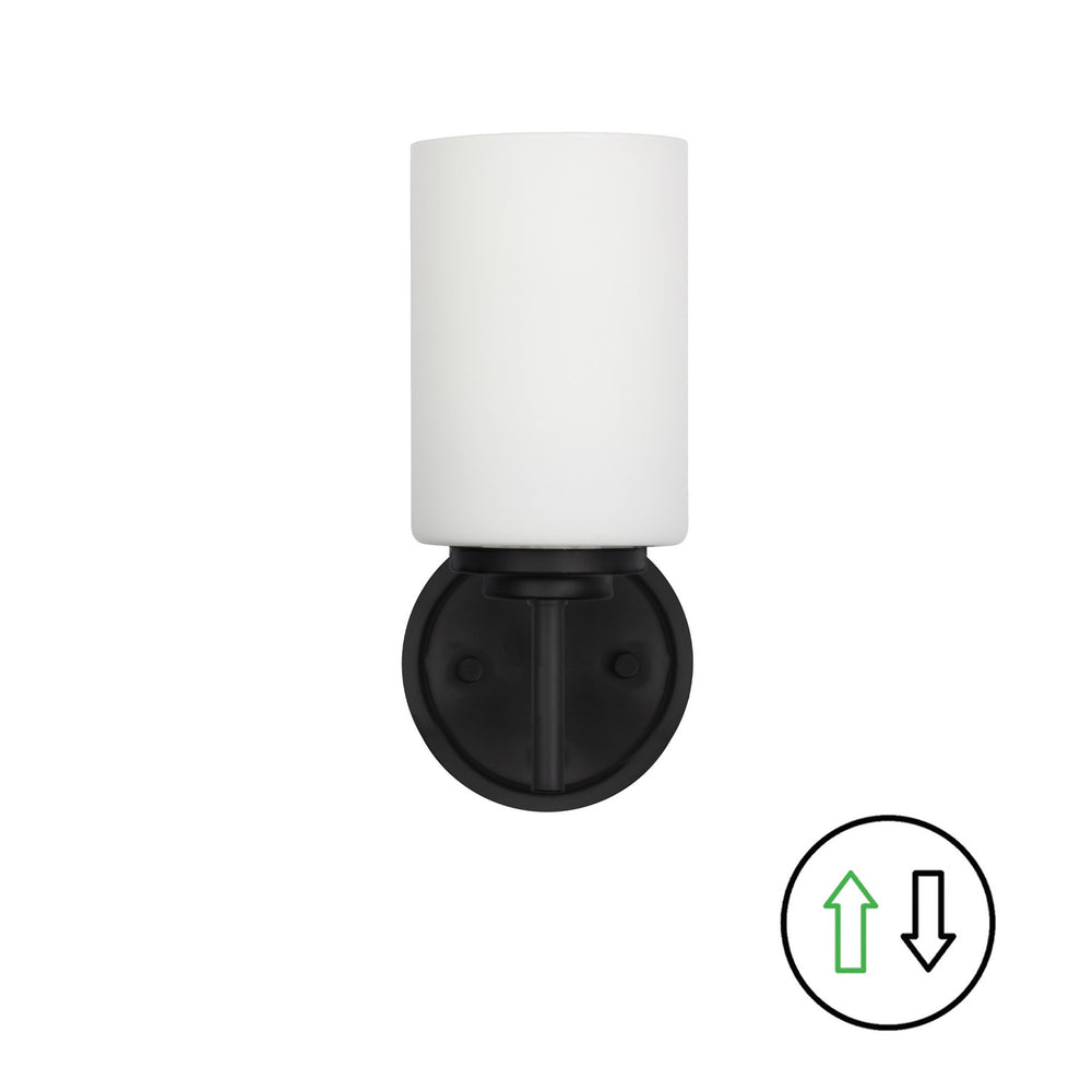 Dainolite Canada - One Light Wall Sconce - Wynona - Opal White- Union Lighting Luminaires Decor