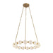 Alora Canada - LED Chandelier - Marni - Natural Brass- Union Lighting Luminaires Decor