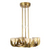 Alora Canada - LED Chandelier - Colette - Vintage Brass/Alabaster- Union Lighting Luminaires Decor