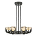 Alora Canada - LED Chandelier - Colette - Urban Bronze/Alabaster- Union Lighting Luminaires Decor