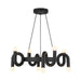 Alora Canada - Eight Light Chandelier - Sadie - Matte Black- Union Lighting Luminaires Decor