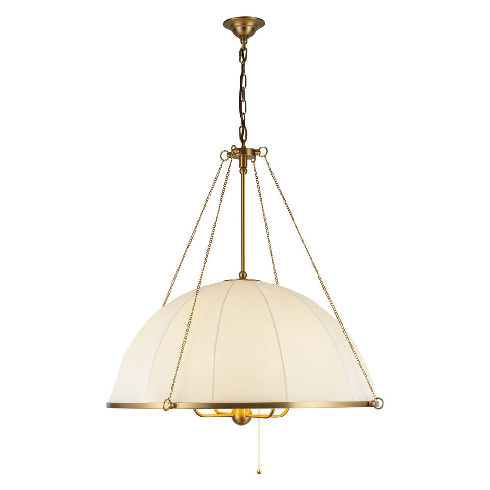 Alora Canada - Four Light Chandelier - Crosby - Brushed Gold- Union Lighting Luminaires Decor