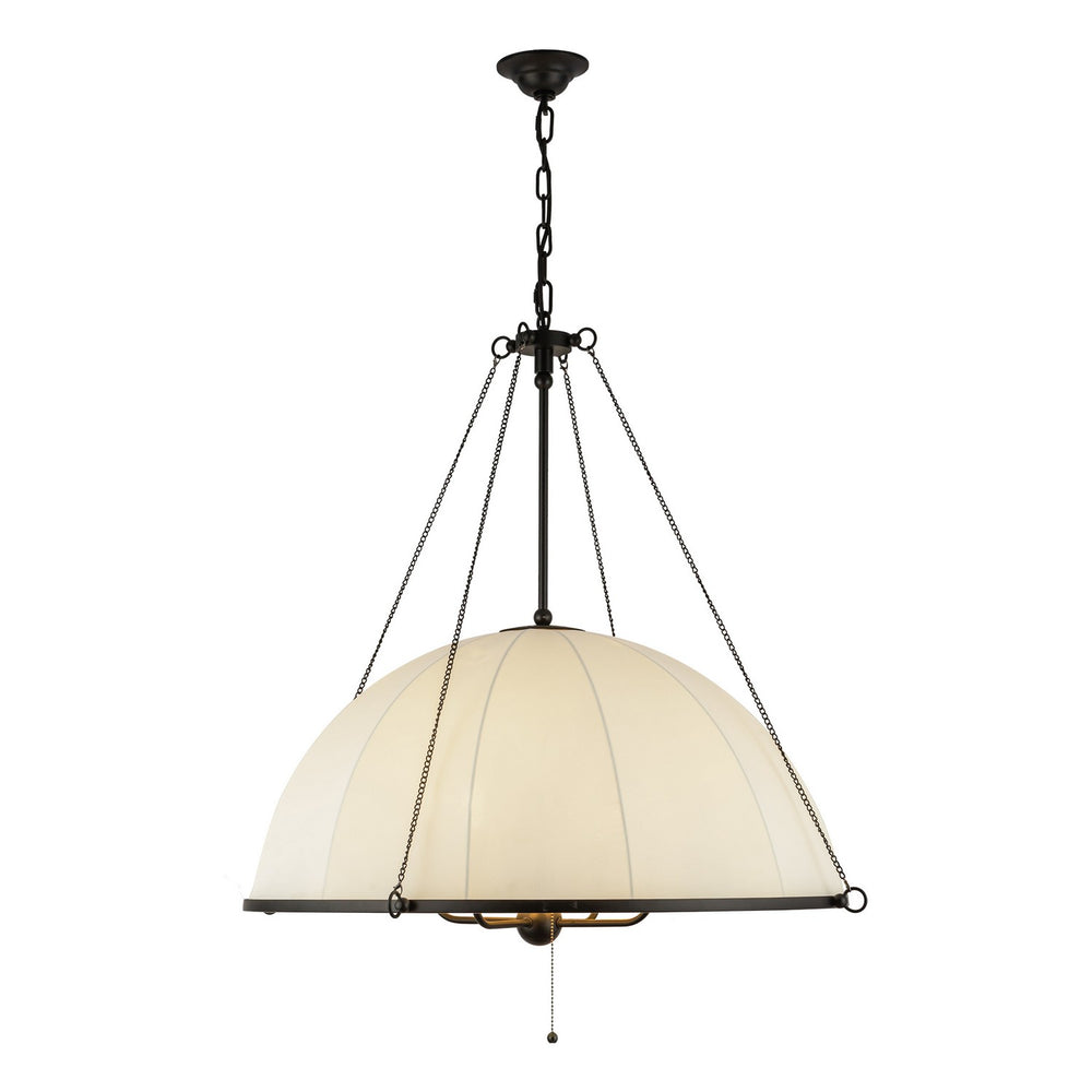 Alora Canada - Four Light Chandelier - Crosby - Matte Black- Union Lighting Luminaires Decor