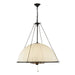 Alora Canada - Four Light Chandelier - Crosby - Matte Black- Union Lighting Luminaires Decor