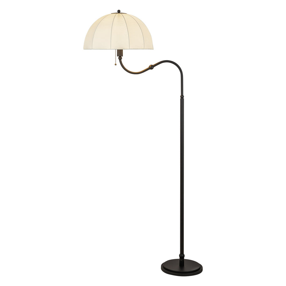 Alora Canada - One Light Floor Lamp - Crosby - Matte Black- Union Lighting Luminaires Decor