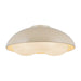 Alora Canada - Three Light Flush Mount - Robyn - Pearl White/Opal Glass- Union Lighting Luminaires Decor