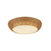Alora Canada - Two Light Flush Mount - Merida - Rattan- Union Lighting Luminaires Decor