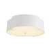 Alora Canada - Three Light Flush Mount - Adella - Antique White- Union Lighting Luminaires Decor