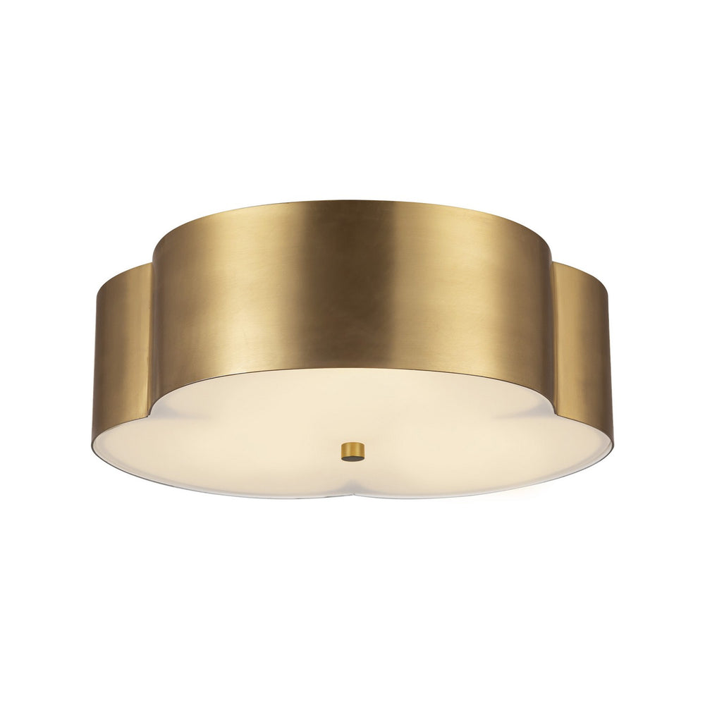 Alora Canada - Three Light Flush Mount - Adella - Brushed Gold- Union Lighting Luminaires Decor