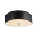 Alora Canada - Three Light Flush Mount - Adella - Matte Black- Union Lighting Luminaires Decor