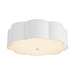 Alora Canada - Three Light Flush Mount - Blossom - Antique White- Union Lighting Luminaires Decor
