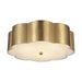Alora Canada - Three Light Flush Mount - Blossom - Brushed Gold- Union Lighting Luminaires Decor