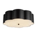 Alora Canada - Three Light Flush Mount - Blossom - Matte Black- Union Lighting Luminaires Decor