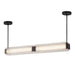 Alora Canada - LED Linear Pendant - Alai - Urban Bronze/Ribbed Glass- Union Lighting Luminaires Decor