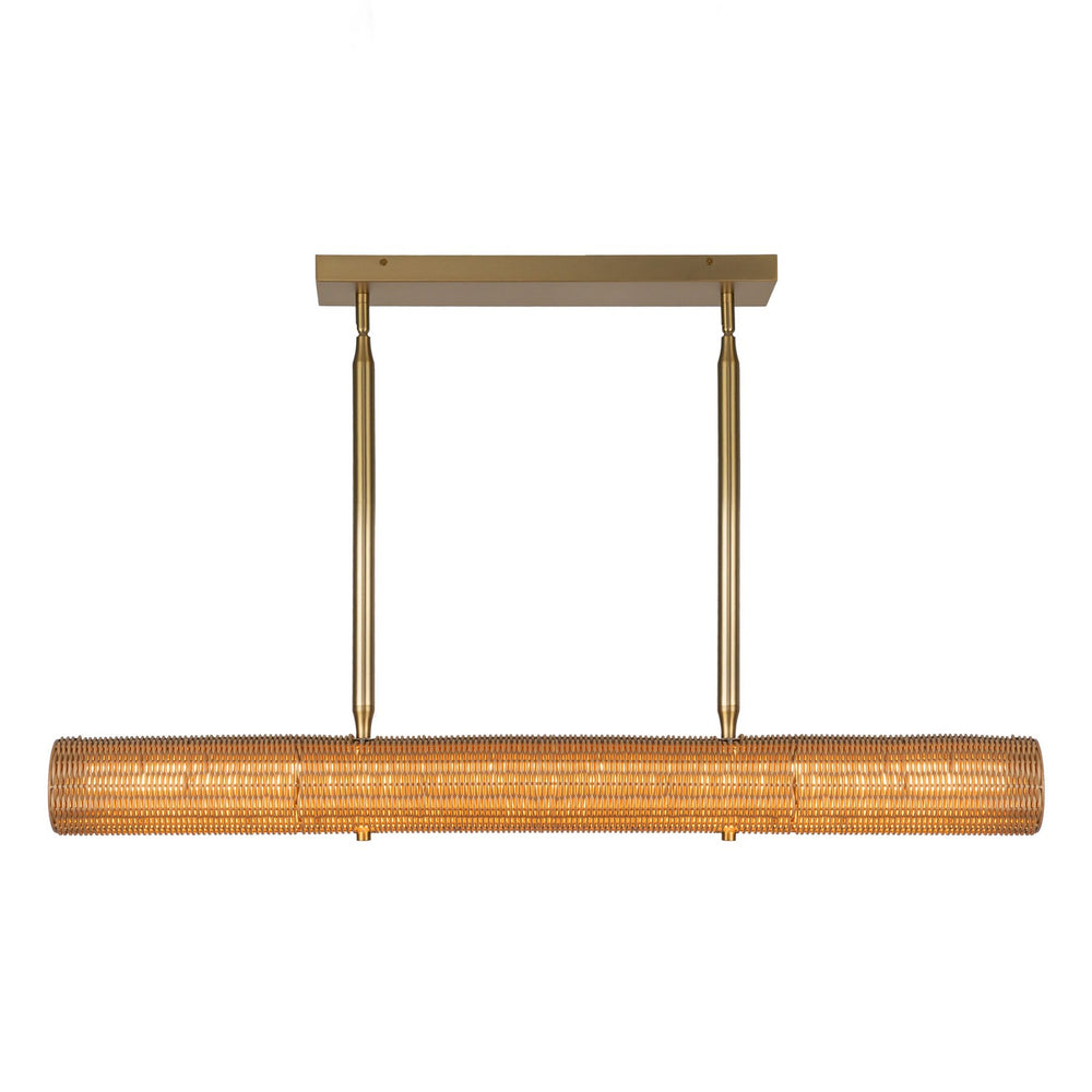 Alora Canada - LED Linear Pendant - Maris - Brushed Gold- Union Lighting Luminaires Decor