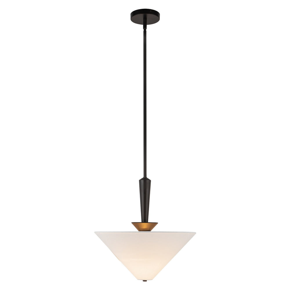 Alora Canada - One Light Pendant - Bridgette - Matte Black/White Linen- Union Lighting Luminaires Decor
