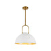 Alora Canada - One Light Pendant - Harper - White- Union Lighting Luminaires Decor