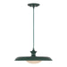 Alora Canada - One Light Pendant - Minori - Pine Green- Union Lighting Luminaires Decor