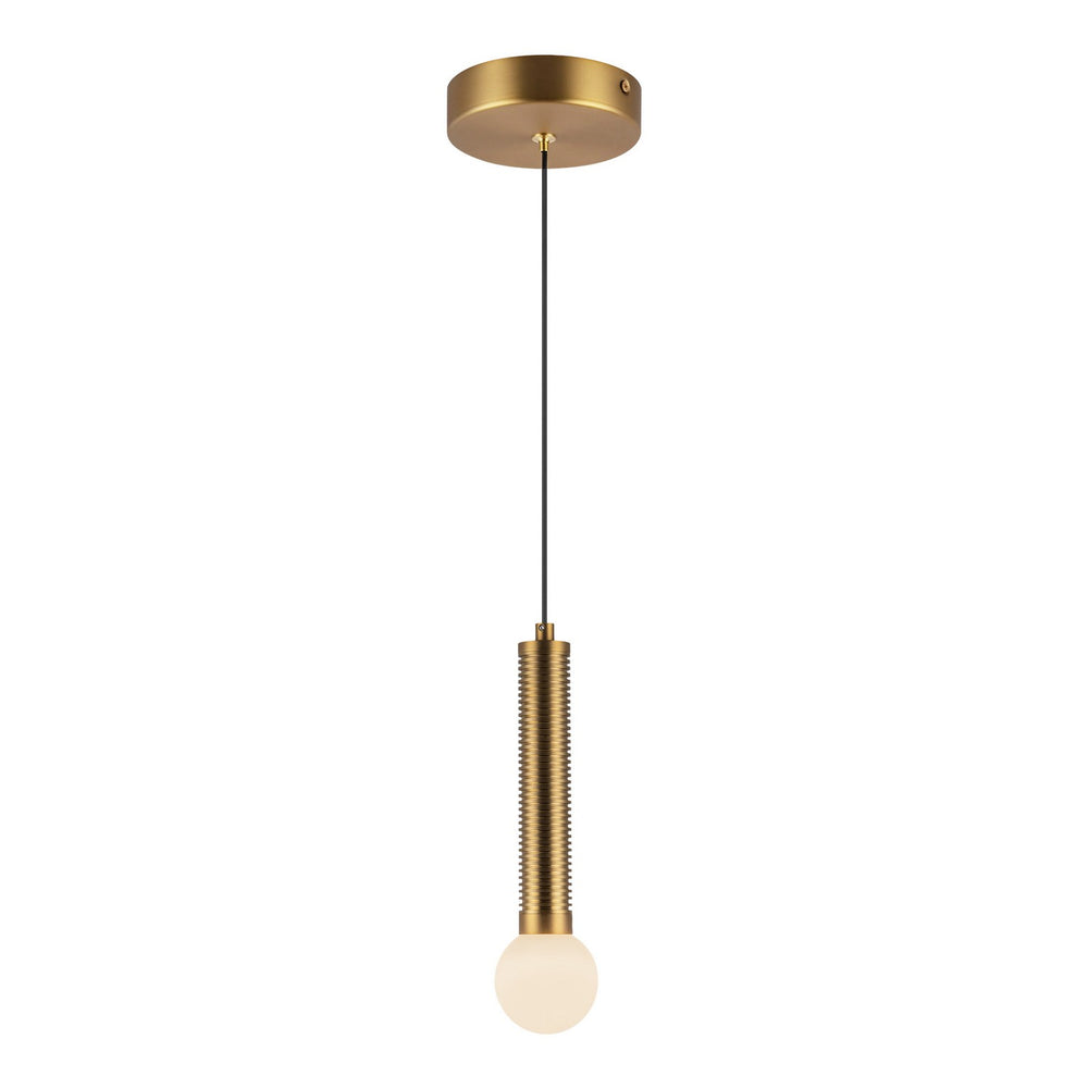 Alora Canada - LED Pendant - Arden - Brushed Gold/Opal Glass- Union Lighting Luminaires Decor