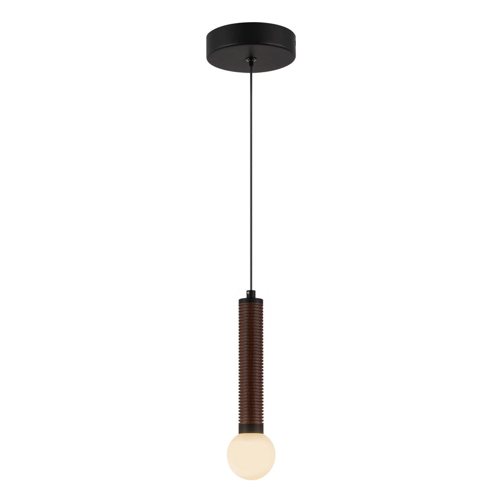 Alora Canada - LED Pendant - Arden - Matte Black/Opal Glass- Union Lighting Luminaires Decor