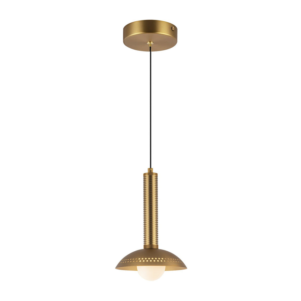 Alora Canada - LED Pendant - Arden - Brushed Gold/Opal Glass- Union Lighting Luminaires Decor