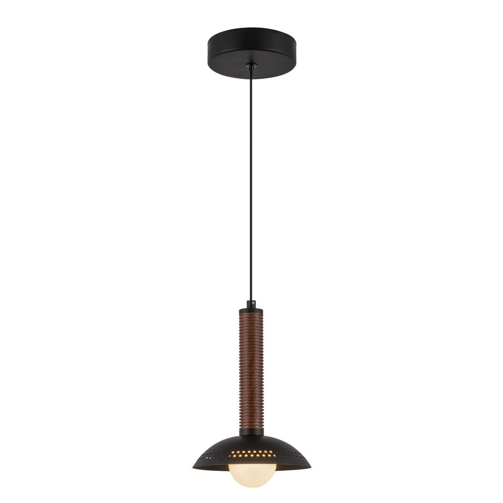 Alora Canada - LED Pendant - Arden - Matte Black/Opal Glass- Union Lighting Luminaires Decor
