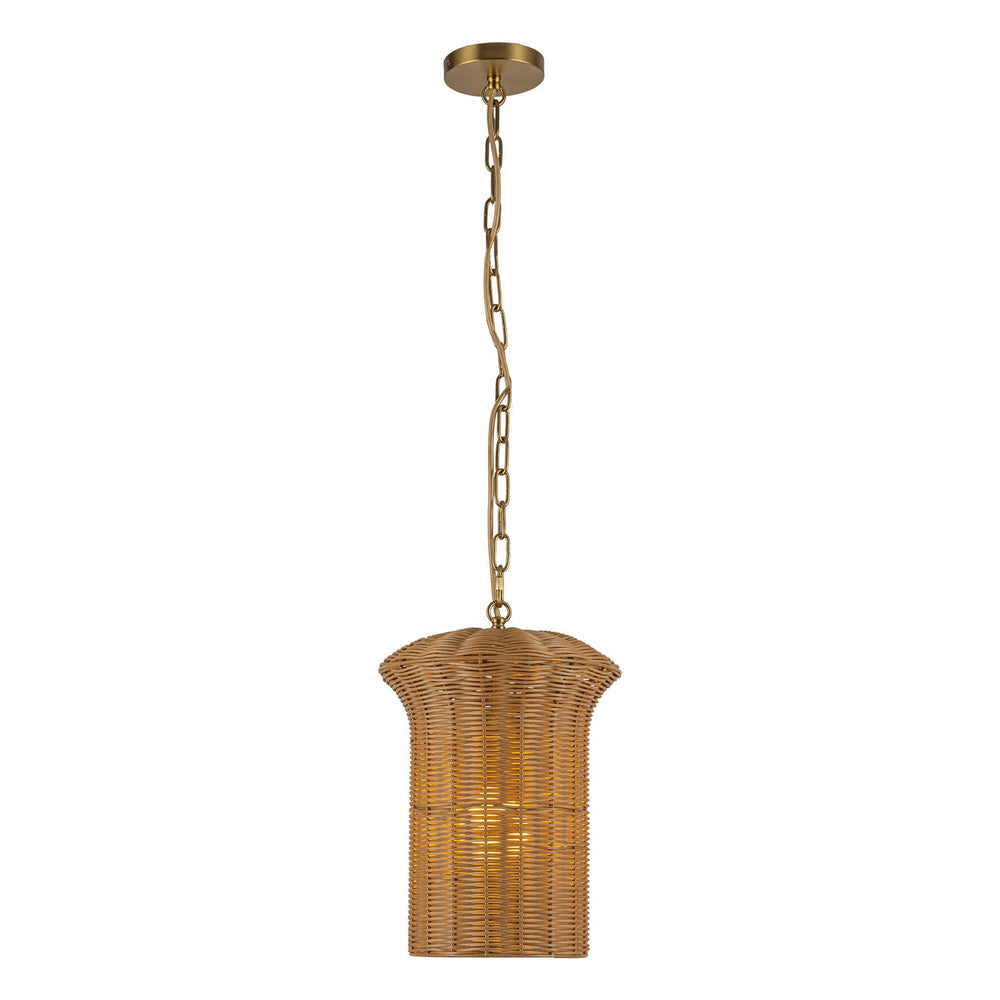 Alora Canada - One Light Pendant - Kai - Brushed Gold- Union Lighting Luminaires Decor