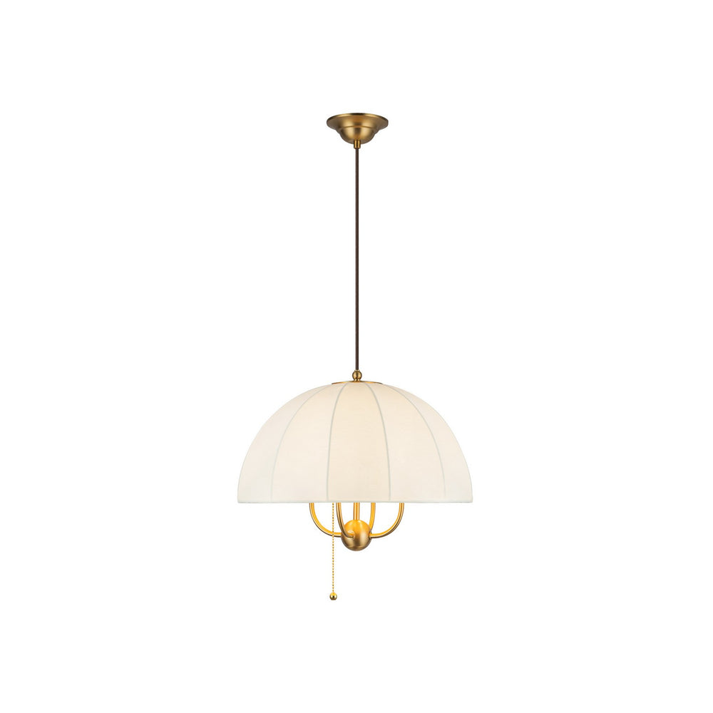 Alora Canada - Four Light Pendant - Crosby - Brushed Gold- Union Lighting Luminaires Decor