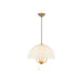 Alora Canada - Four Light Pendant - Crosby - Brushed Gold- Union Lighting Luminaires Decor