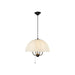 Alora Canada - Four Light Pendant - Crosby - Matte Black- Union Lighting Luminaires Decor
