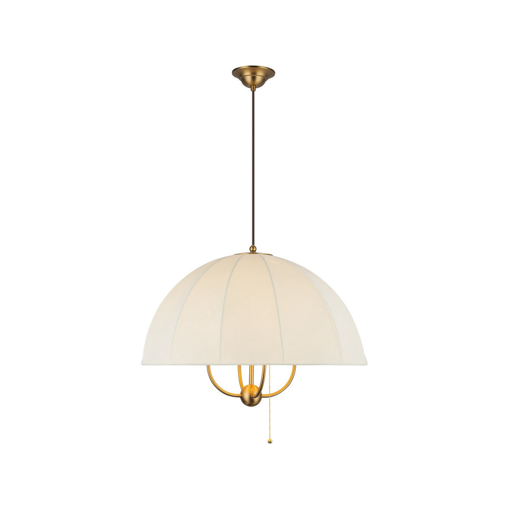 Alora Canada - Four Light Pendant - Crosby - Brushed Gold- Union Lighting Luminaires Decor