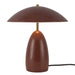 Alora Canada - LED Table Lamp - Poppy - Burgundy- Union Lighting Luminaires Decor