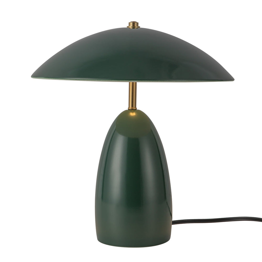 Alora Canada - LED Table Lamp - Poppy - Pine Green- Union Lighting Luminaires Decor