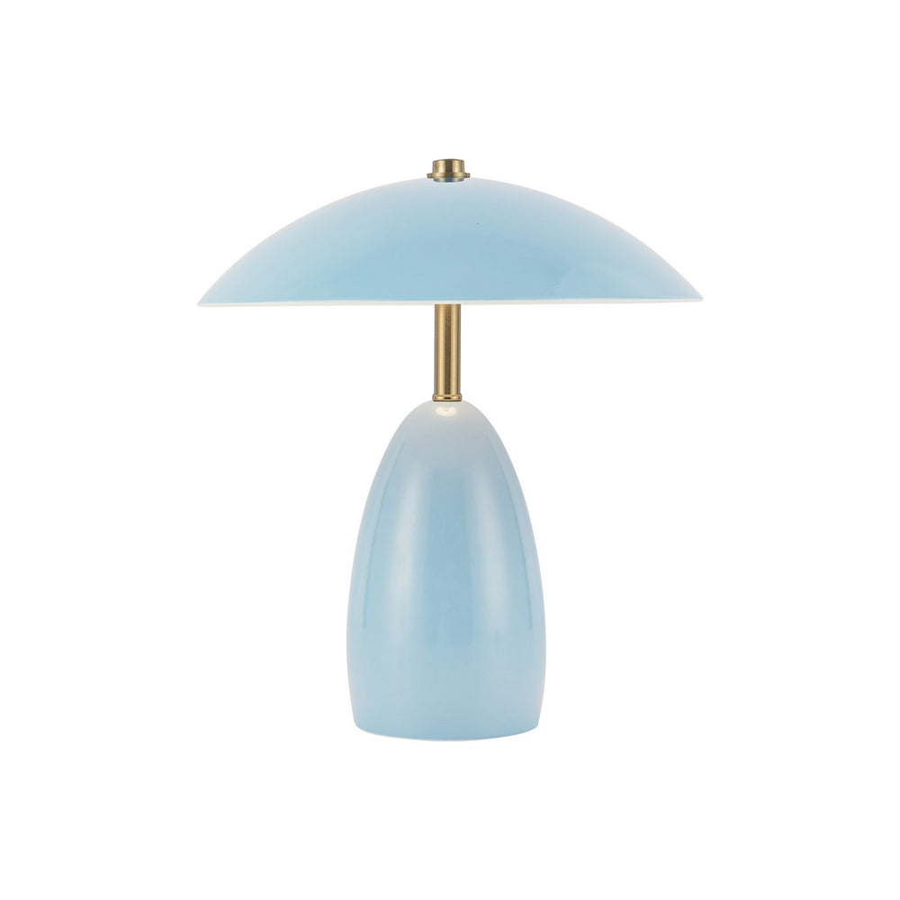 Alora Canada - LED Table Lamp - Poppy - Cerulean- Union Lighting Luminaires Decor